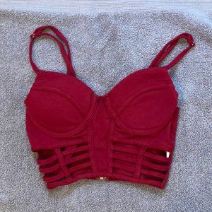Charlotte Russe Padded Corset Top